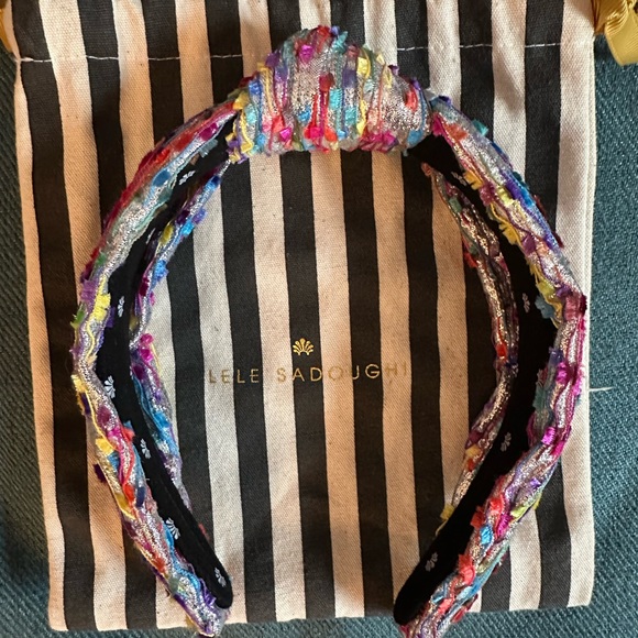 Lele Sadoughi silver confetti headband - Picture 3 of 3